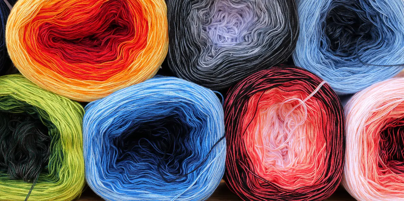 Bunte Wolle